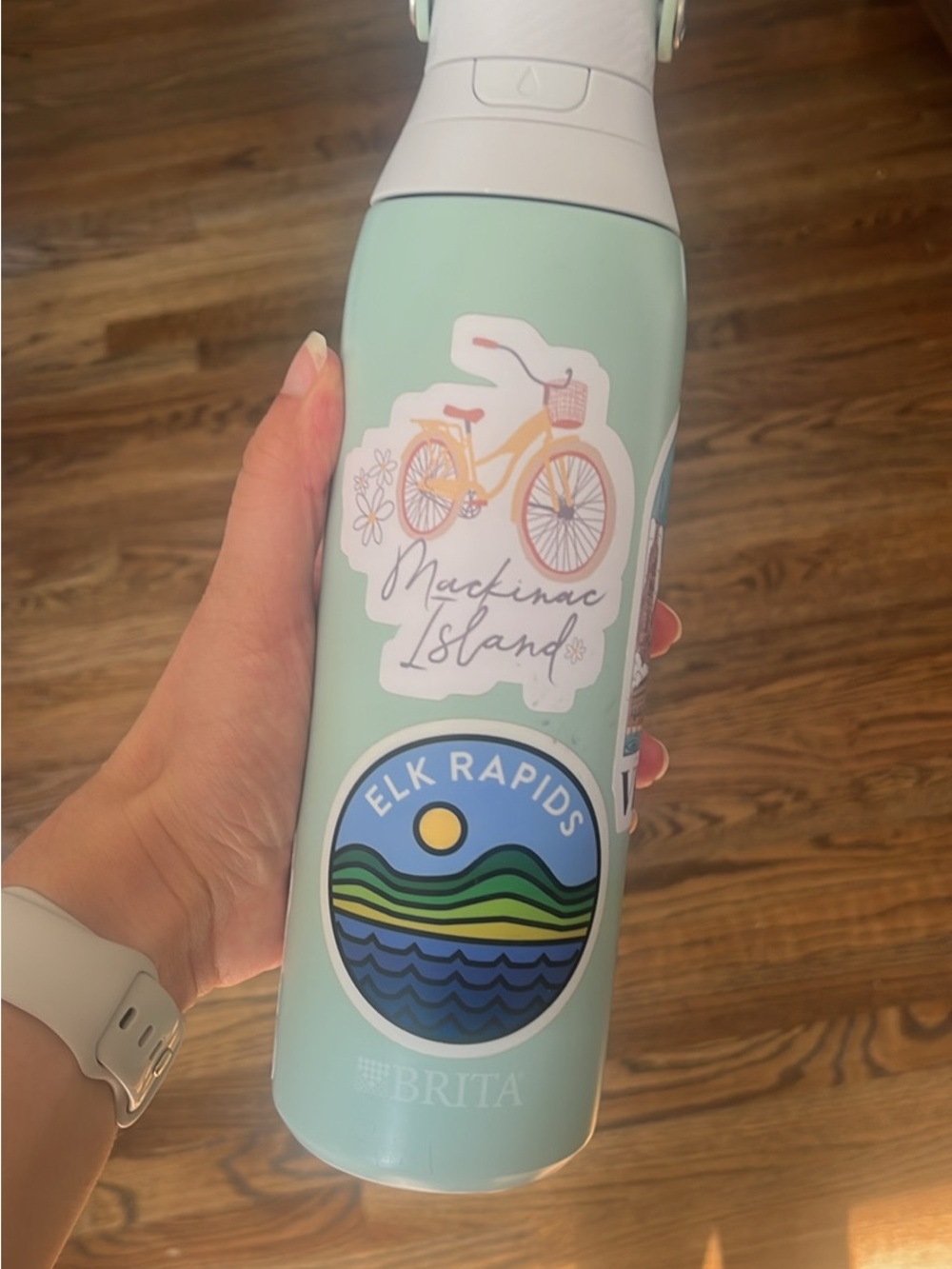 Brita Mint Green Water Bottle with Filter